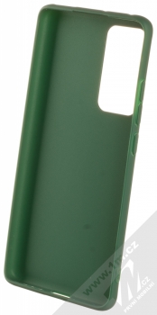 1Mcz Matt TPU ochranný silikonový kryt pro Xiaomi 12, Xiaomi 12X tmavě zelená (forest green) zepředu