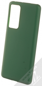 1Mcz Matt TPU ochranný silikonový kryt pro Xiaomi 12, Xiaomi 12X tmavě zelená (forest green)