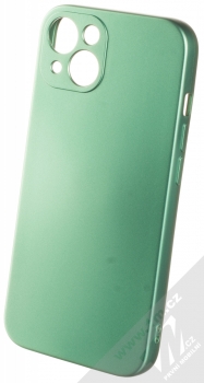 1Mcz Metallic TPU ochranný kryt pro Apple iPhone 13 zelená (green)