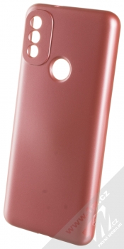 1Mcz Metallic TPU ochranný kryt pro Motorola Moto E20 růžová (pink)
