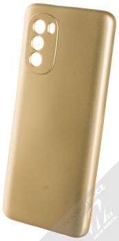 1Mcz Metallic TPU ochranný kryt pro Motorola Moto G51 5G zlatá (gold)