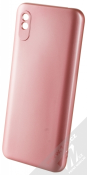 1Mcz Metallic TPU ochranný kryt pro Xiaomi Redmi 9A, Redmi 9AT růžová (pink)