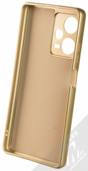1Mcz Metallic TPU ochranný kryt pro Xiaomi Redmi Note 12 Pro Plus zlatá (gold) zepředu