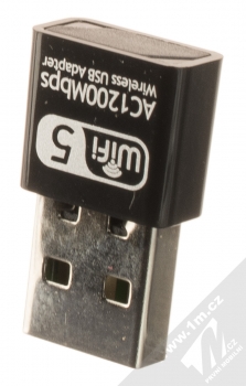 1Mcz Mini WiFi Adaptér do USB 2.4G/5.8G 1200Mbps černá (black)