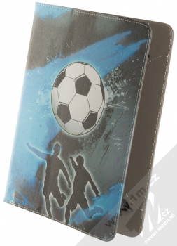 1Mcz Orbi Fotbal flipové pouzdro pro tablet od 9 do 10 palců černá modrá (black blue)