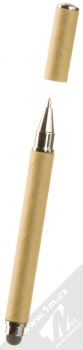 1Mcz Pero a stylus Recycled pro dotykové displeje béžová (beige)