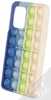 1Mcz Pop It antistresový ochranný kryt pro Samsung Galaxy A32 modrá zelená béžová (blue green beige)