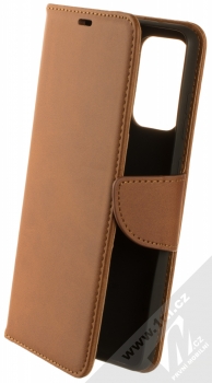 1Mcz Porter Book flipové pouzdro pro Samsung Galaxy A72, Galaxy A72 5G hnědá (brown)