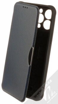 1Mcz Razor Book flipové pouzdro pro Apple iPhone 13 Pro Max tmavě modrá (navy blue)