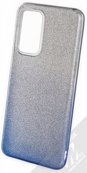 1Mcz Shining Duo TPU třpytivý ochranný kryt pro Samsung Galaxy A33 5G stříbrná modrá (silver blue)