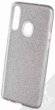 1Mcz Shining TPU třpytivý ochranný kryt pro Samsung Galaxy A20s stříbrná (silver)
