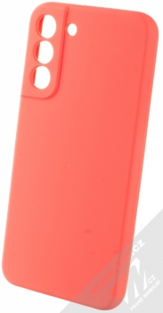1Mcz Silicone Skinny ochranný kryt pro Samsung Galaxy S22 Plus 5G korálově růžová (coral pink)