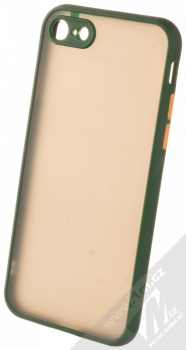 1Mcz Solid Bumper ochranný kryt pro Apple iPhone 7, iPhone 8, iPhone SE (2020), iPhone SE (2022) tmavě zelená (dark green)