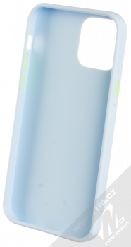 1Mcz Solid TPU ochranný kryt pro Apple iPhone 12, iPhone 12 Pro světle modrá (light blue) zepředu