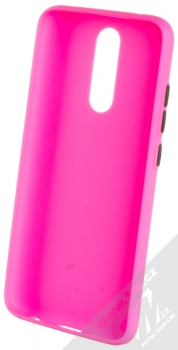 1Mcz Solid TPU ochranný kryt pro Xiaomi Redmi 8 sytě růžová (hot pink) zepředu