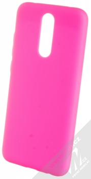 1Mcz Solid TPU ochranný kryt pro Xiaomi Redmi 8 sytě růžová (hot pink)