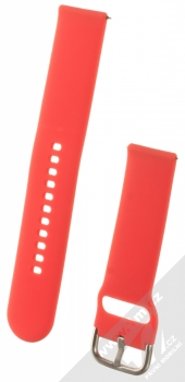 1Mcz TYS Silikonový sportovní řemínek s univerzální osičkou 22mm červená (red)
