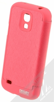 Goospery Wow Window flipové pouzdro pro Samsung Galaxy S4 Mini růžová (pink) zezadu