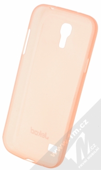 Jekod UltraThin PP Case ochranný kryt s fólií na displej pro Samsung Galaxy S4 Mini oranžová (orange) zepředu
