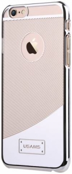 USAMS E-Plating ochranný kryt pro Apple iPhone 6 silver