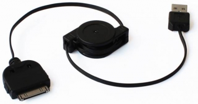 Celly USB kabel samonavíjecí Apple komplet