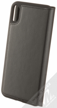 Adidas Trefoil Booklet Case flipové pouzdro pro Apple iPhone XS Max (CL2324) černá bílá (black white) zezadu