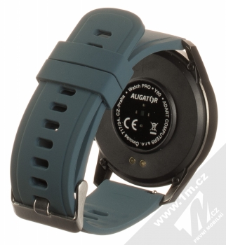 Aligator Watch Pro chytré hodinky šedá (grey) silikonová varianta zezadu