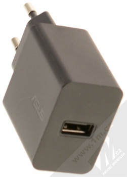 Asus AD897020 originální nabíječka do sítě s USB výstupem 2A a originální USB kabel s microUSB konektorem černá (black) nabíječka USB konektor