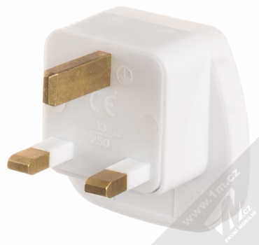 Blow 1313 Power Plug UK adaptér elektrických zásuvek UK na celosvětové bílá (white) zezadu