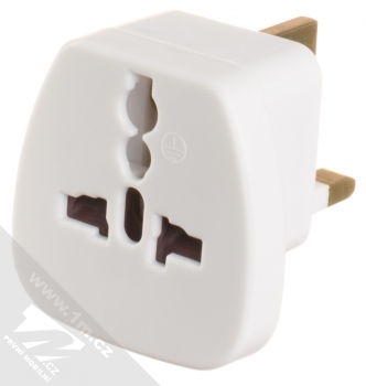 Blow 1313 Power Plug UK adaptér elektrických zásuvek UK na celosvětové bílá (white)