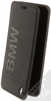 BMW Signature Real Leather flipové pouzdro pro Samsung Galaxy S9 (BMFLBKS9LLSB) černá (black)