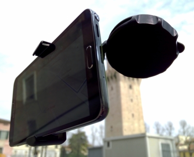 CellularLine Crab Disk držák mobilního telefonu s přísavkou na sklo automobilu