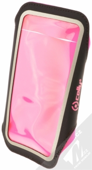 Celly Armband XXL neoprénové pouzdro na paži pro mobil, mobilní telefon, smartphone do 6,2 černá růžová