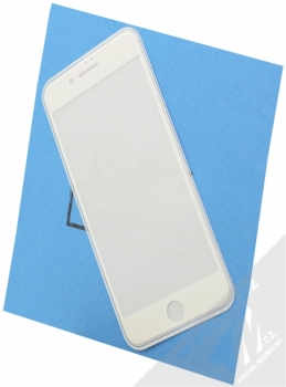 Celly Glass barevné ochranné tvrzené sklo pro Apple iPhone 7 Plus bílá (white)