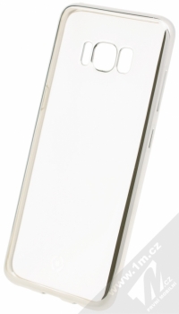 Celly Laser TPU ochranný kryt pro Samsung Galaxy S8 stříbrná (silver)