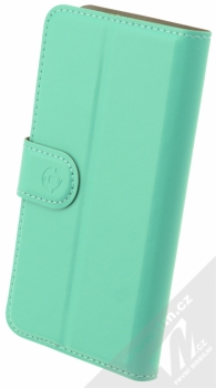 Celly View Unica L univerzální flipové pouzdro pro mobilní telefon, mobil, smartphone tyrkysová (turquoise) zezadu