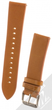 Dahase Fine Leather Strap kožený pásek na zápěstí pro Xiaomi Amazfit 2 Stratos hnědá (brown)