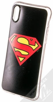 DC Comics Superman 002 TPU ochranný silikonový kryt s motivem pro Apple iPhone X černá (black)