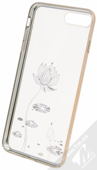 Devia Crystal Lotus ochranný kryt pro Apple iPhone 7 Plus zlatá (champagne gold) zepředu