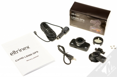 Eltrinex LS500 GPS kamera do auta černá (black) balení