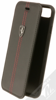 Ferrari Heritage Book flipové pouzdro pro Apple iPhone 6, iPhone 6S, iPhone 7, iPhone 8 (FEHDEFLBKI8BK) černá (black)