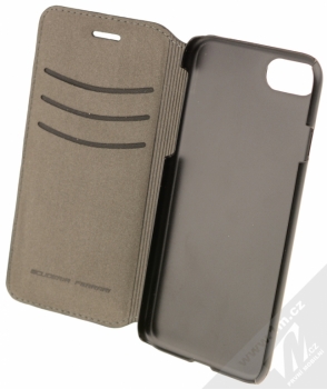 Ferrari Urban Folio Case flipové pouzdro pro Apple iPhone 6, iPhone 6S, iPhone 7 (FEURFLBKP7BKR) černá (black) otevřené