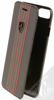 Ferrari Urban Folio Case flipové pouzdro pro Apple iPhone 6, iPhone 6S, iPhone 7 (FEURFLBKP7BKR) černá (black)