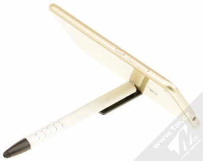 Fixed Touch Pen stylus pro dotykové displeje stříbrná (silver) stojánek zezadu