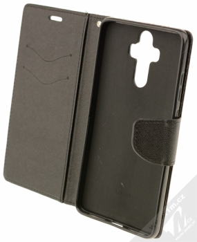Forcell Fancy Book flipové pouzdro pro Huawei Mate 9 černá (black) otevřené