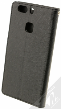 Forcell Fancy Book flipové pouzdro pro Huawei P9 Plus černá (black) zezadu