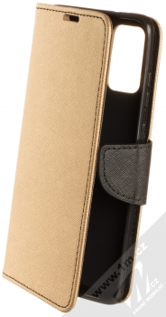 Forcell Fancy Book flipové pouzdro pro Samsung Galaxy S20 Plus zlatá černá (gold black)