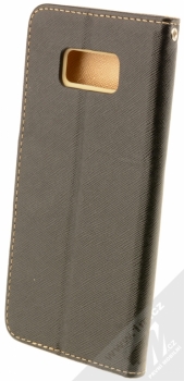 Forcell Fancy Book flipové pouzdro pro Samsung Galaxy S8 Plus černá zlatá (black gold) zezadu