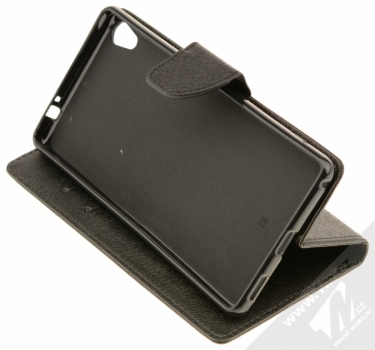 Forcell Fancy Book flipové pouzdro pro Sony Xperia XA Ultra černá (black) stojánek