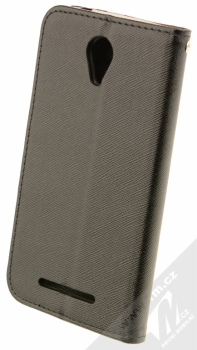 Forcell Fancy Book flipové pouzdro pro ZTE Blade A310 černá (black) zezadu